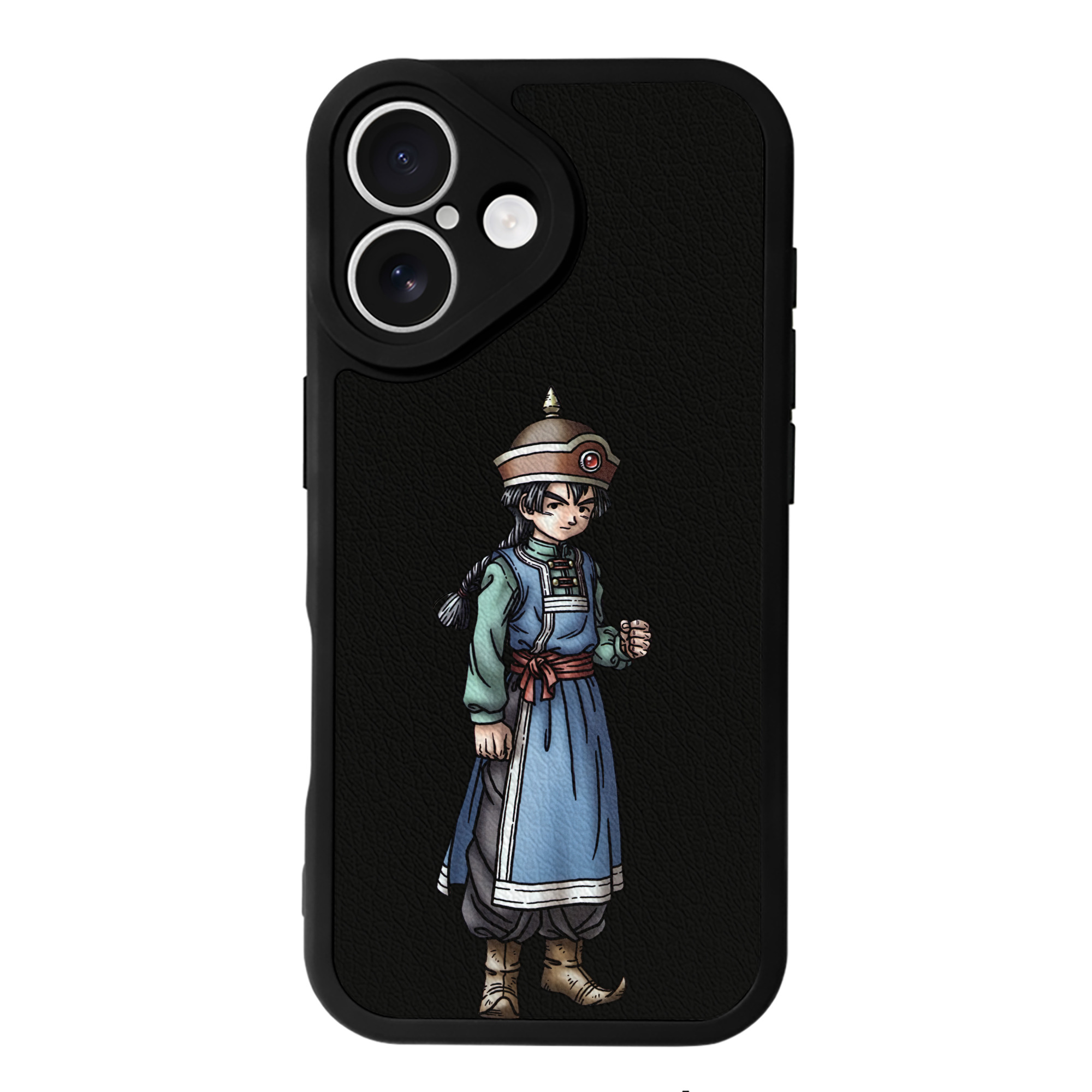（画像用） ドラゴンクエスト Doragon Kuesuto Dragon Quest 【iPhone 16シリーズ対応】シリコンスマホケース（レザー調） 材質：シリコン